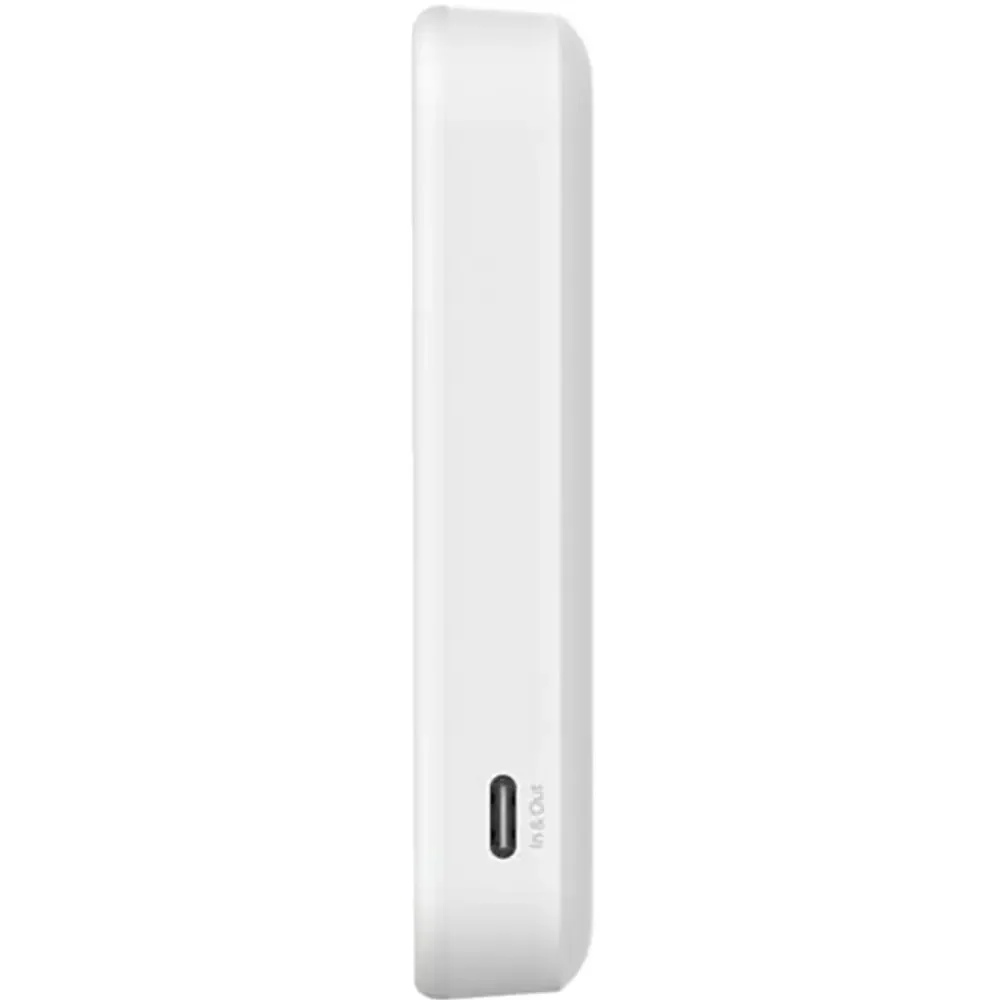 Power Bank Belkin 8k Qi2 BPD007BTWH MagSafe Compatible Powerbank with kickstand White