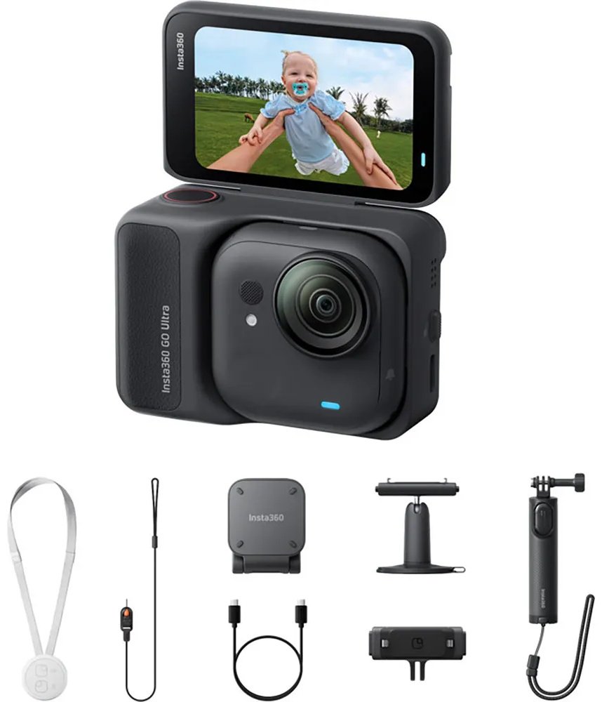 Экшн-камера Insta360 GO Ultra Creator Bundle черный купить,283405