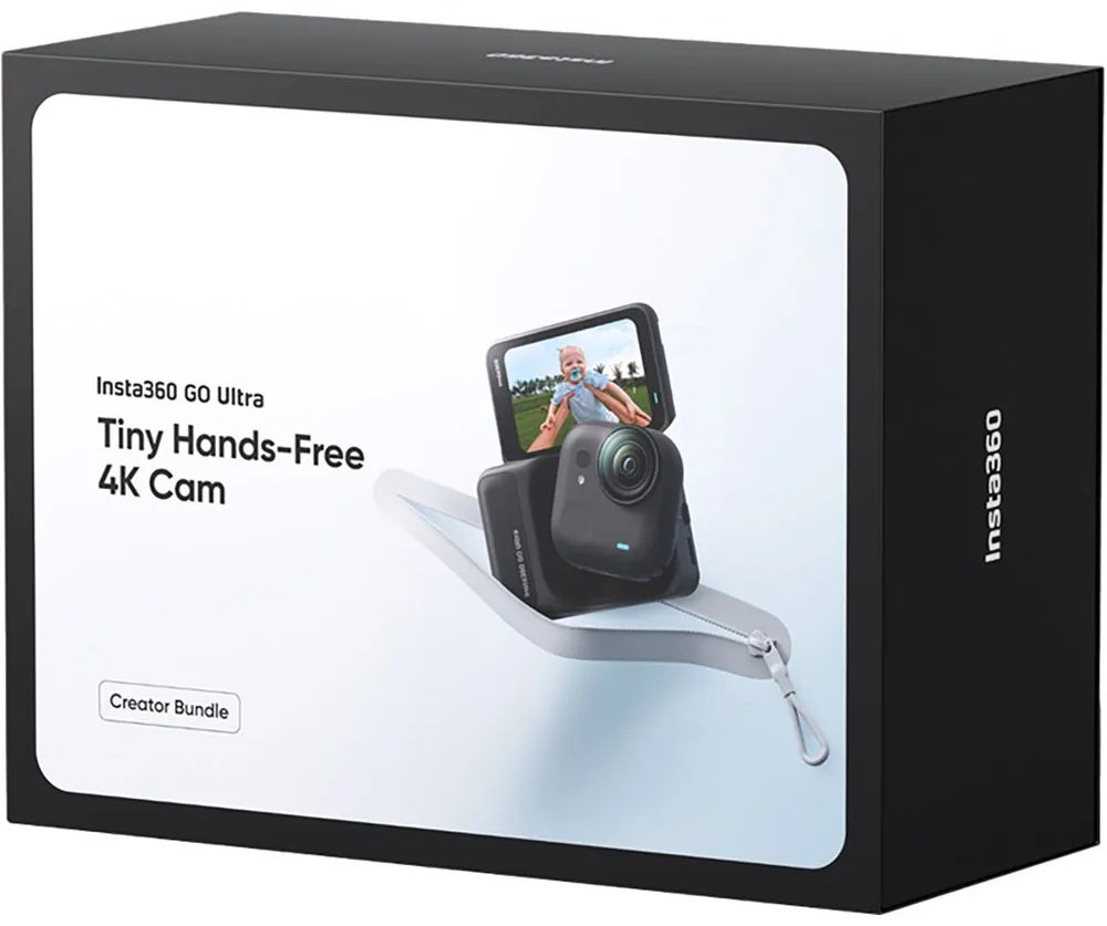 Экшн-камера Insta360 GO Ultra Creator Bundle черный купить,283405