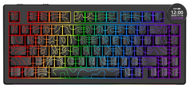 Клавиатура Ajazz AK820 V2 черный купить,24810