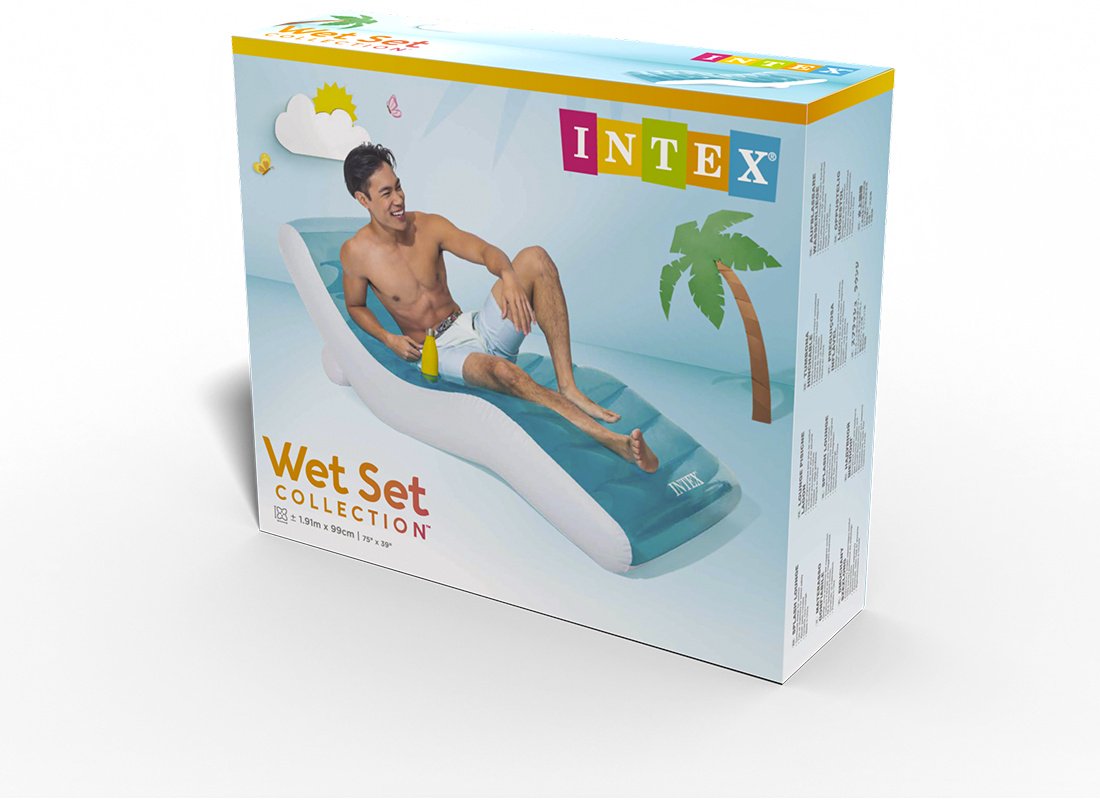 Кресло для взрослых, для подростков, для детей Intex кол-во мест: 1, мультиколор купить,NaN