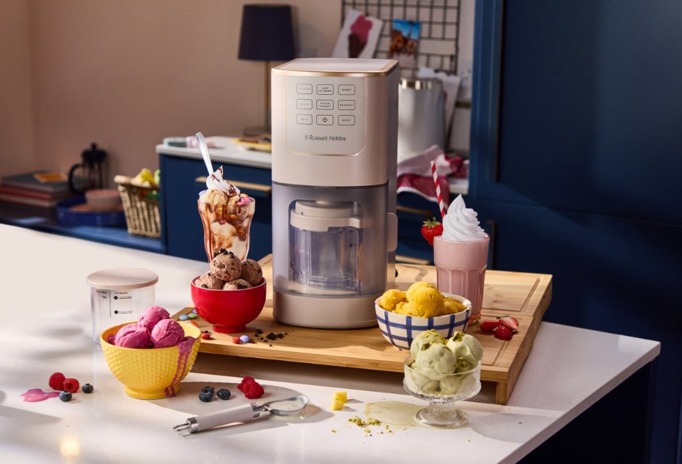 Мороженица Russell Hobbs Satisfry Dual 27680-56 светло-бежевый купить,NaN