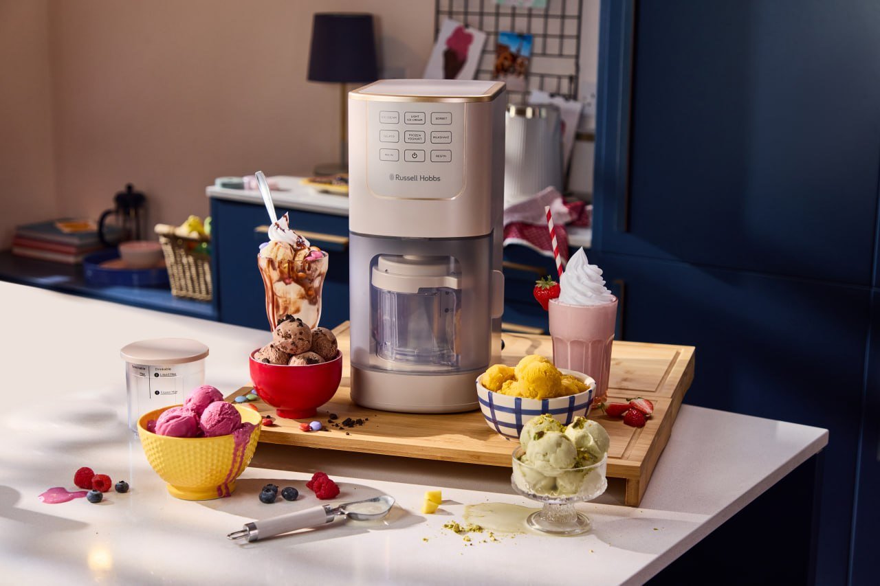 Мороженица Russell Hobbs Satisfry Dual 27680-56 светло-бежевый купить,NaN