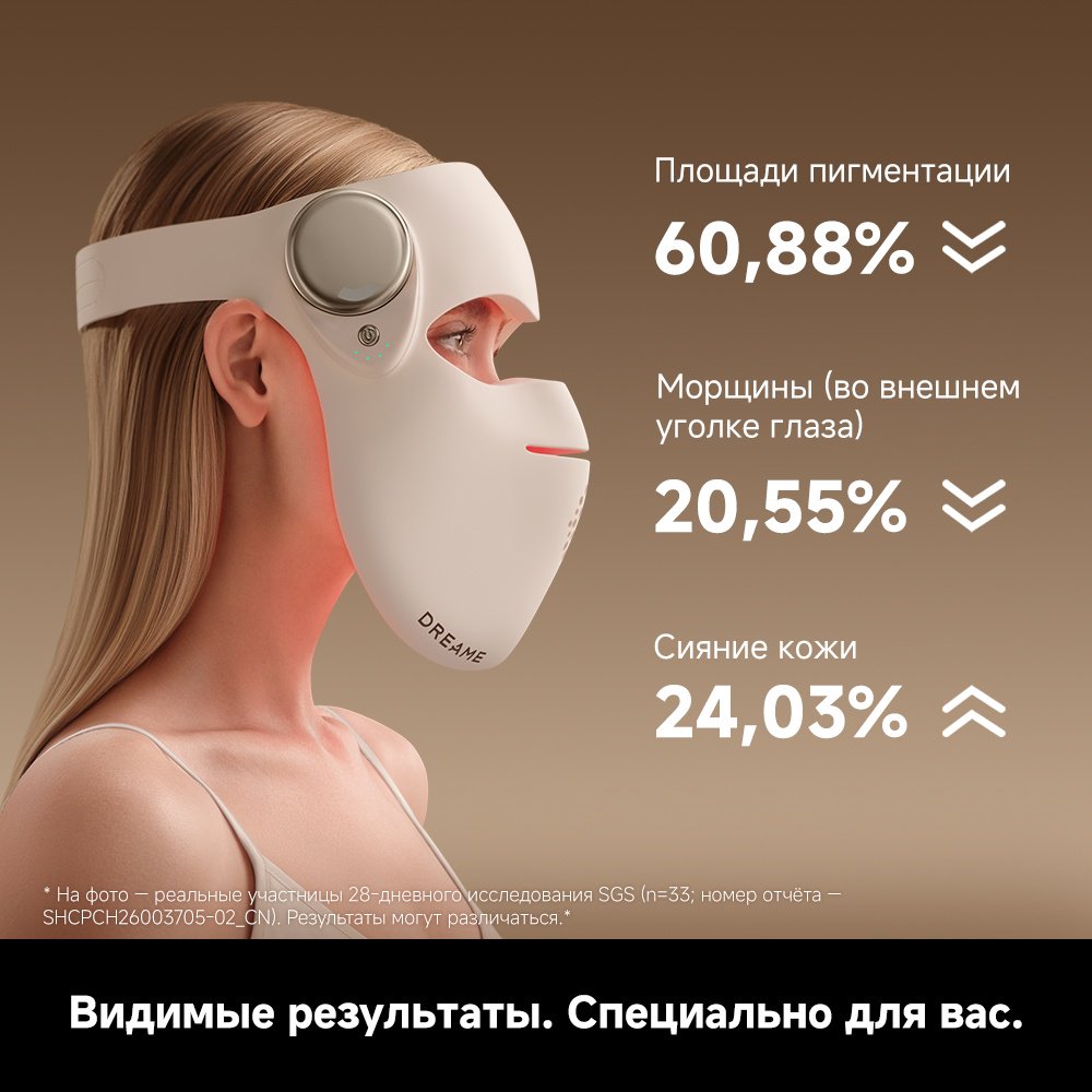 DREAME светодиодная маска для лица купить,NaN
