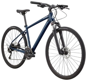 Велосипед Cannondale M Quick CX 2 28 дюйм 2021 21 дюйм синий купить,NaN