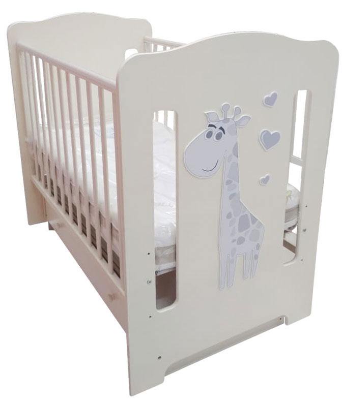 Детская кроватка Лель Baby sleep-8  ПР 015 БИ 137.2 ваниль купить,NaN