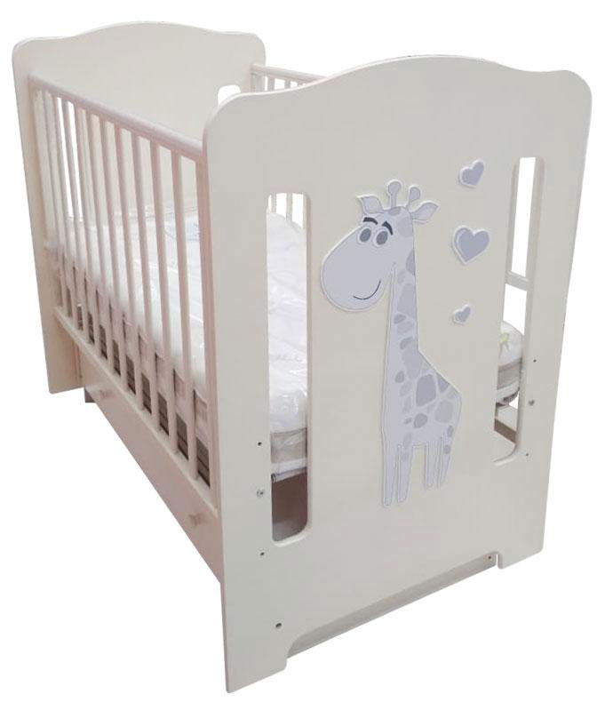 Детская кроватка Лель Baby sleep-8  ПР 015 БИ 137.2 ваниль купить,NaN
