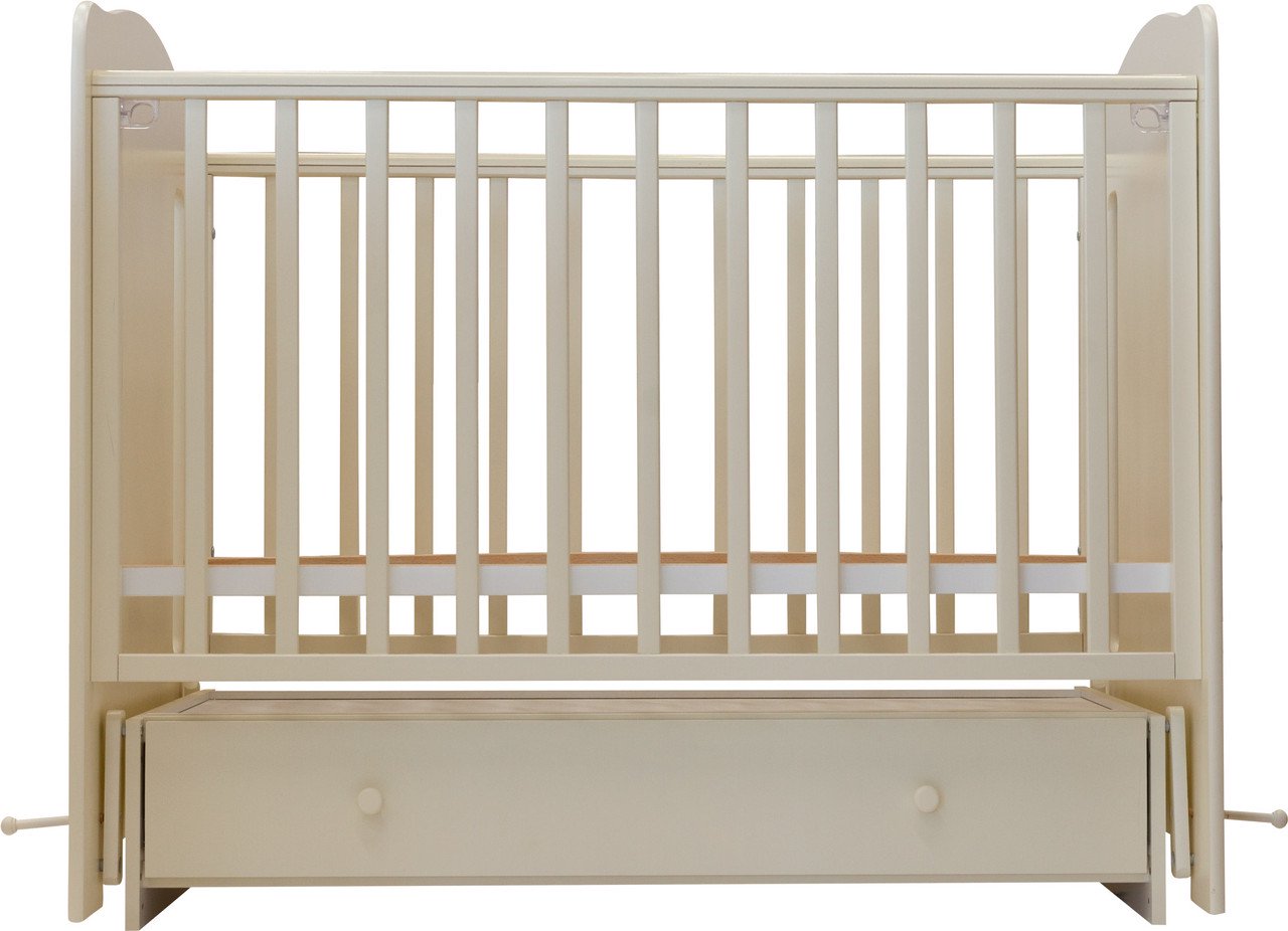 Детская кроватка Лель Baby sleep-8  ПР 015 БИ 137.2 ваниль купить,NaN