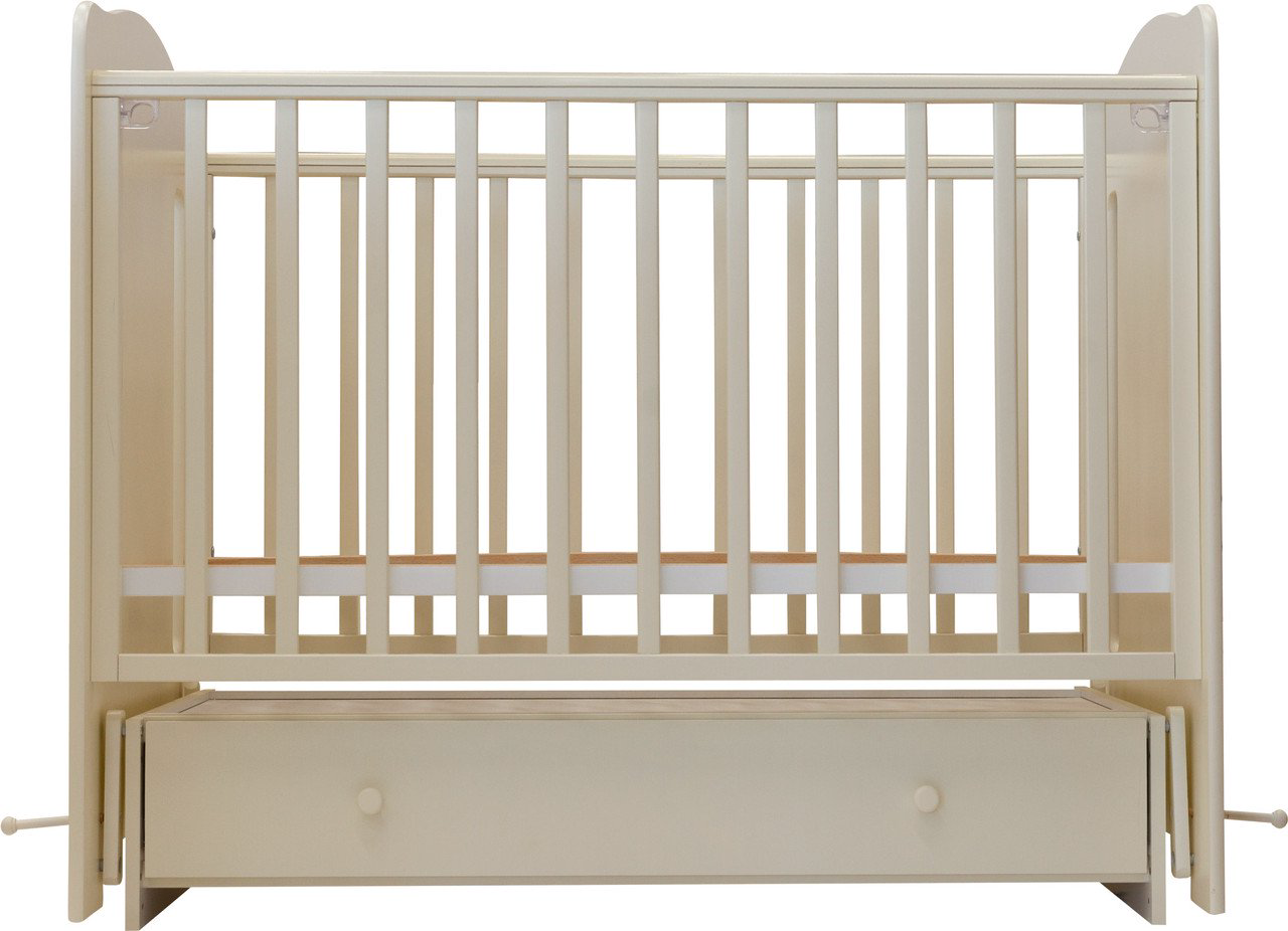 Детская кроватка Лель Baby sleep-8  ПР 015 БИ 137.2 ваниль купить,NaN