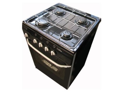 Газовая плита De Luxe DL 5040.38г щ черная купить,NaN