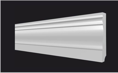 Плинтус напольный Decor-Dizayn 153A 95х15х2000/20 белый купить,NaN