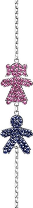 Браслет Браслет Geoma Jewelry 1817 длина 17 см, вес 3.61 г золото, плетение якорное купить,1100000