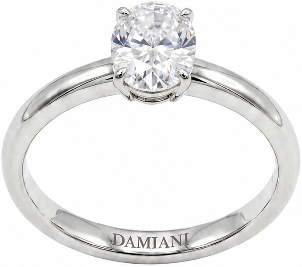 Помолвочное кольцо Damiani 81113637 размер 16.8 вес 2.55 г золото, бриллиант купить,4630000