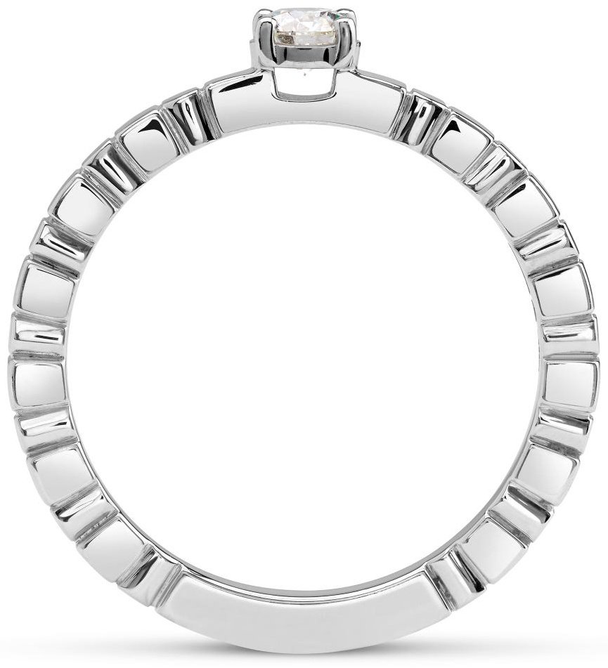 Помолвочное кольцо Damiani 20092353 размер 15.6 вес 4.4 г платина, бриллиант купить,1600000