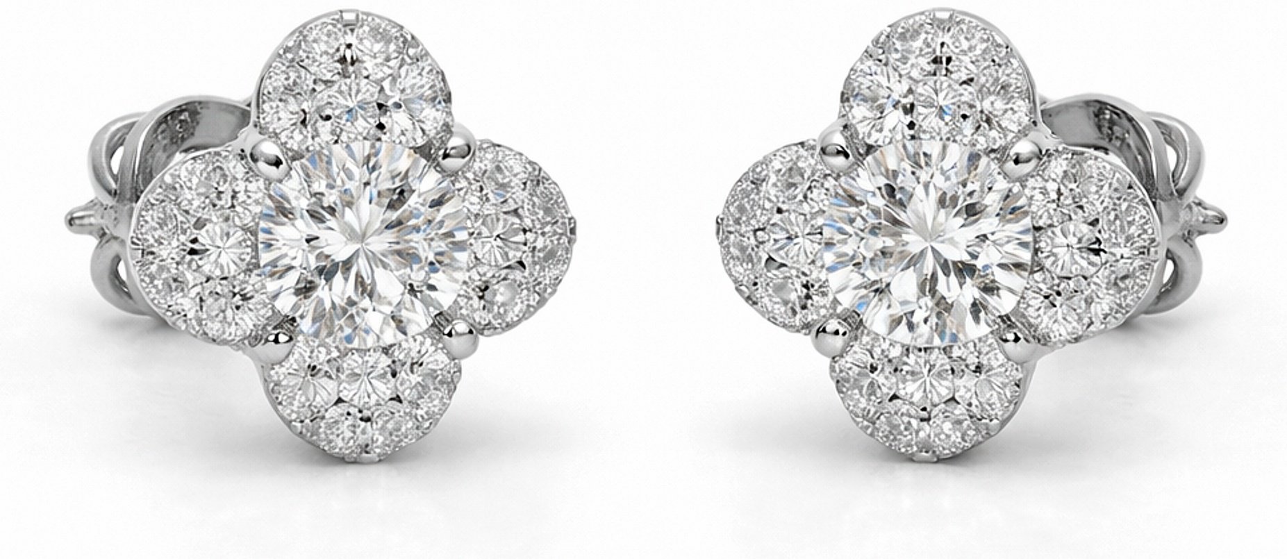 Серьги Constella BP48738WWD4WP вес 2.96 г золото, бриллиант купить,2090000