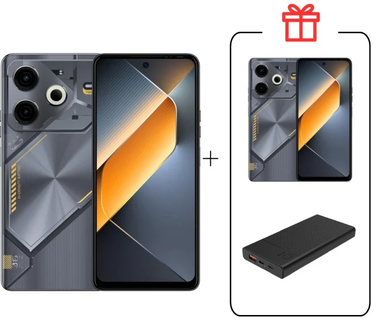 Смартфон Tecno Pova 6 Neo 8/128Gb Speed Black + Подарок Смартфон Tecno Pova 6 Neo 8/128Gb Speed Black + Подарок Bнешний аккумулятор Astero 10 PD 10000мАч Black купить,NaN