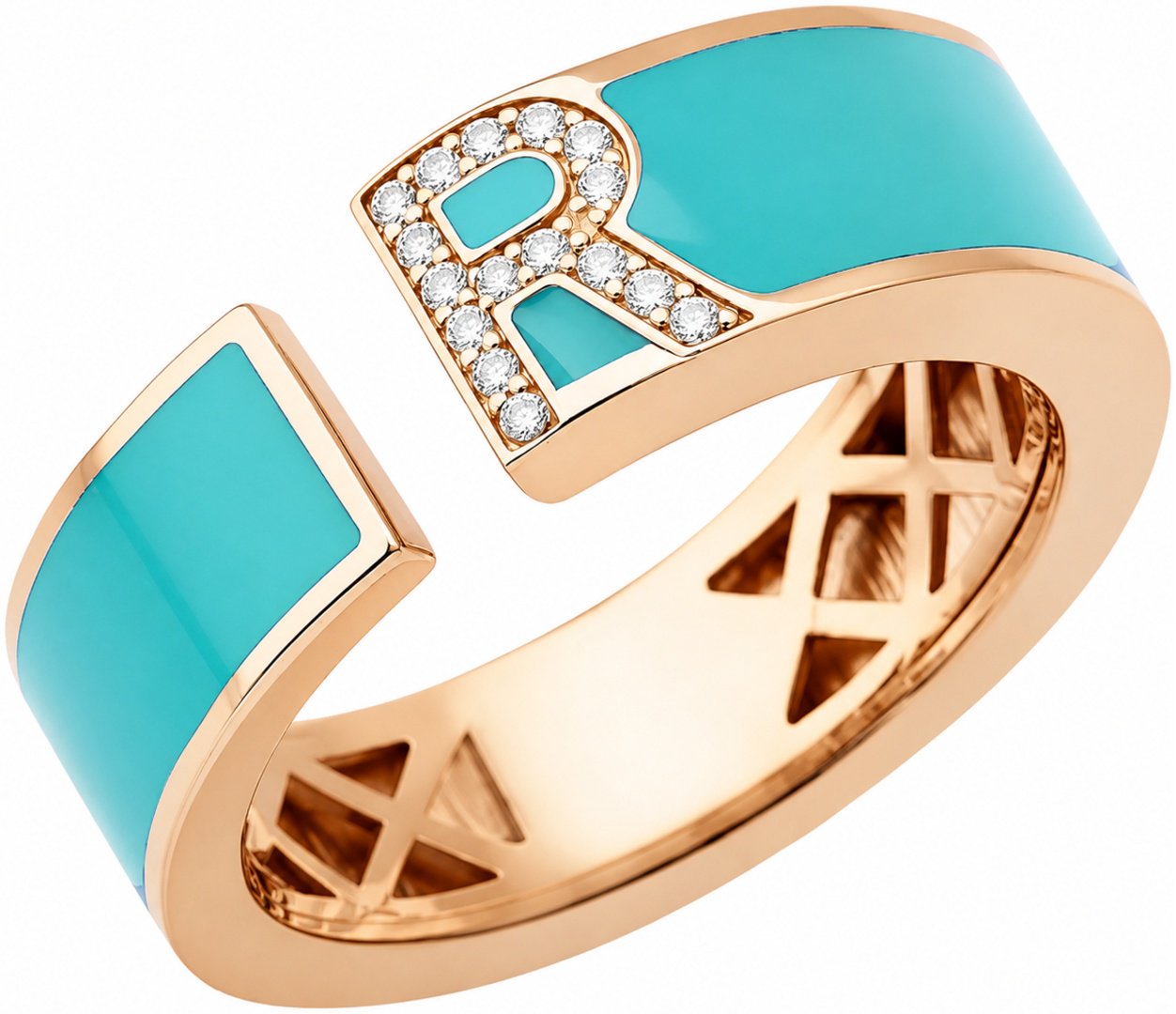 Кольцо RF Jewels ANERI2027BWXX размер 17.2 вес 6.83 г золото, эмаль, бриллиант купить,NaN