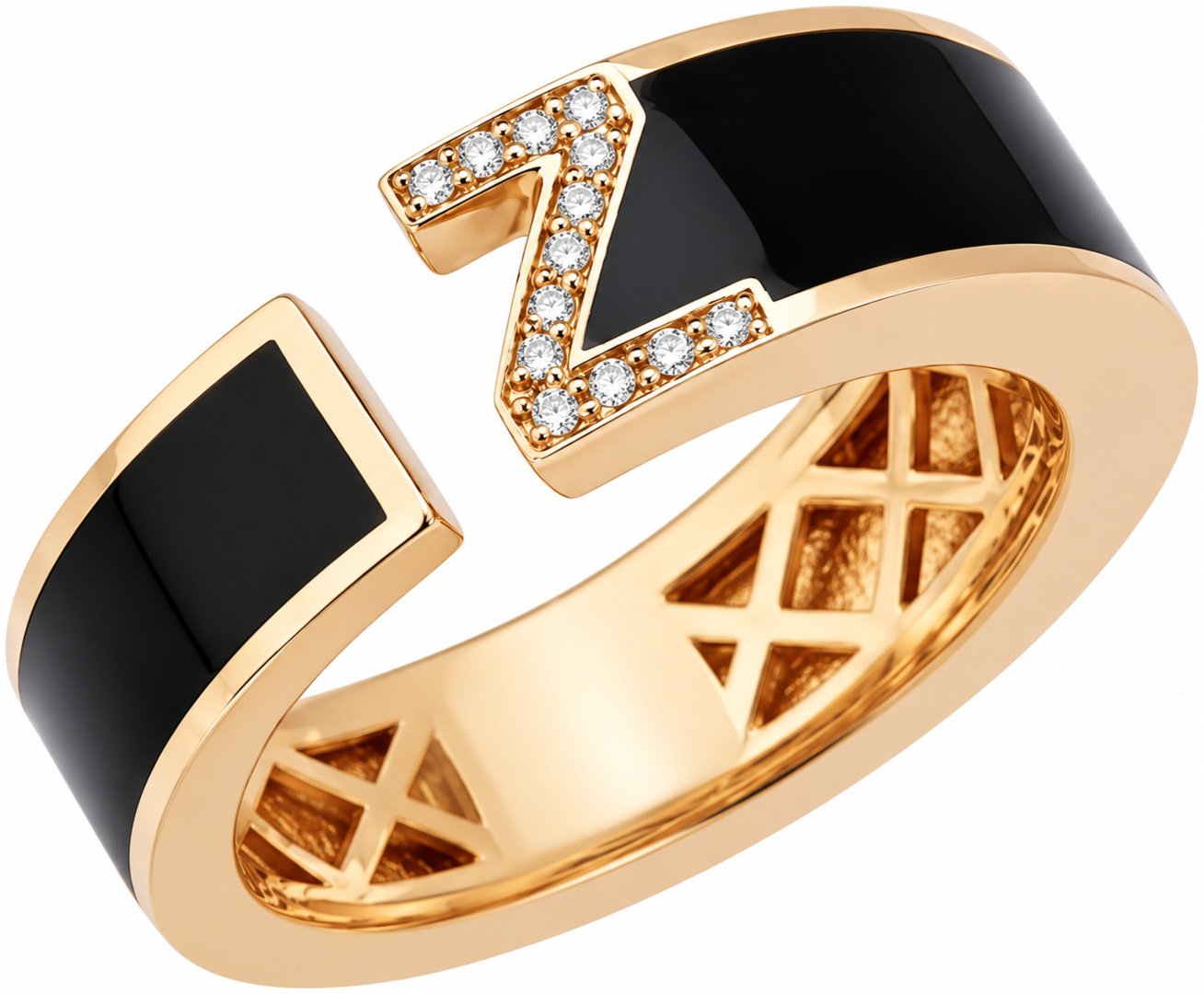 Кольцо RF Jewels ANERI2042BWXX размер 16.8 вес 7.07 г золото, бриллиант, эмаль купить,NaN