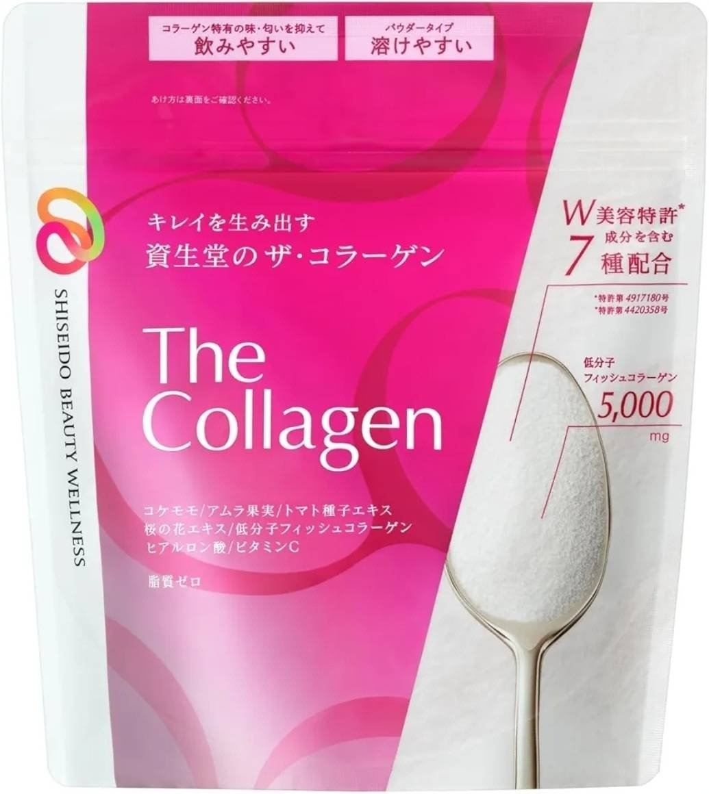 Meiji Shiseido The Collagen Powder рыбий коллаген + витамин C + гиалуроновая кислота, порошок, курс на 21 день (вкус фруктовый микс) порошок 126 купить,NaN
