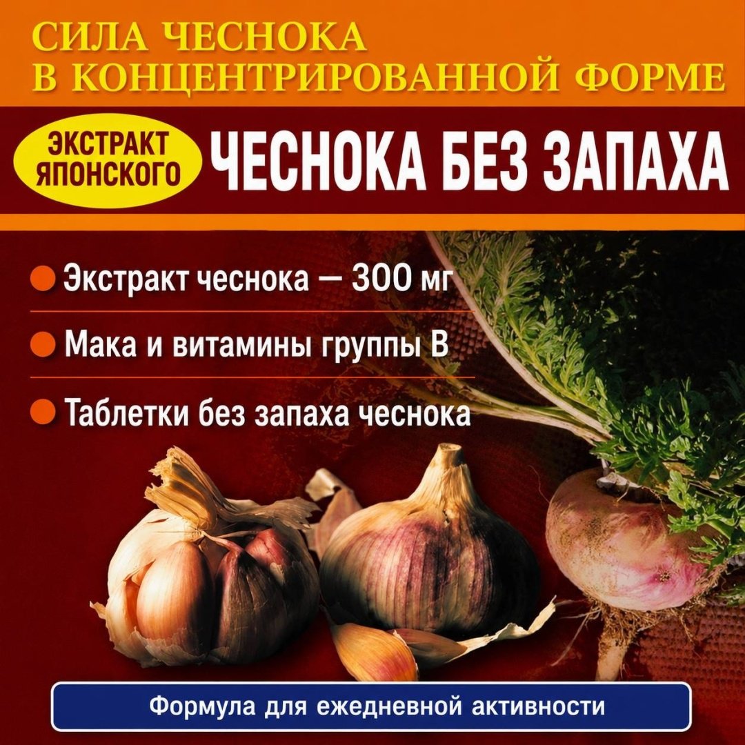 ORIHIRO Мака + чеснок + витамины группы B БАД, курс 60 дней драже 180 шт - ForteMarket ORIHIRO Мака + чеснок + витамины группы B БАД, курс 60 дней драже 180 шт купить,NaN