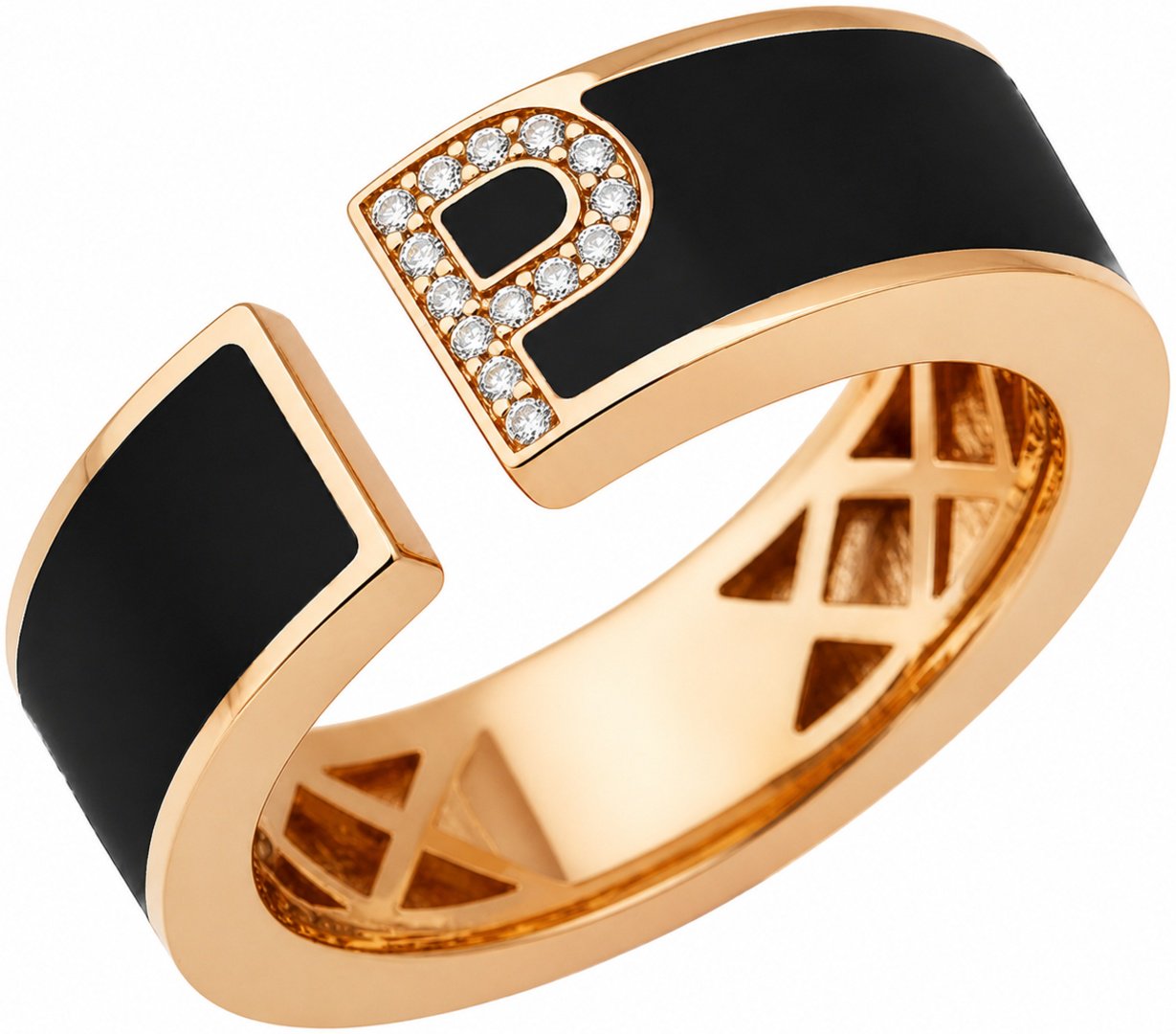 Кольцо RF Jewels ANERI2027BWXX размер 17.2 вес 6.94 г золото, эмаль, бриллиант купить,742100
