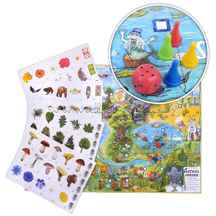 Настольная игра Нескучные игры Игра-путешествие Летняя сказка