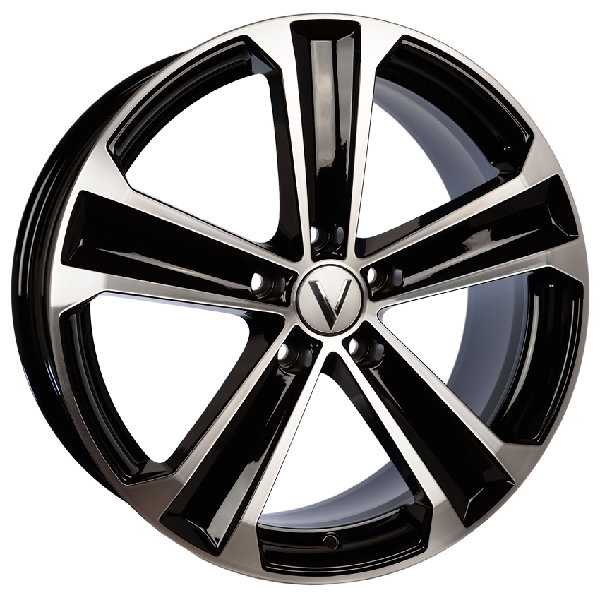 Комплект дисков Вектор B224 22408AB 5x114,3 R18x8 CB67,1 ET46 алмаз-черный  купить,NaN