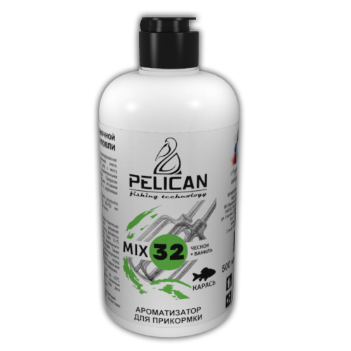 Ароматизатор Pelican MIX32 Карась Чеснок Ваниль 500мл купить,NaN