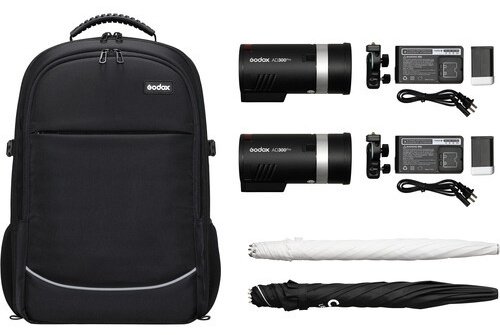 Импульсный свет Godox AD300Pro Dual Flashes Backpack Kit купить,NaN