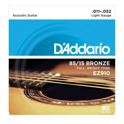 Комплект струн для гитары D'Addario EZ910 11-52 6 шт