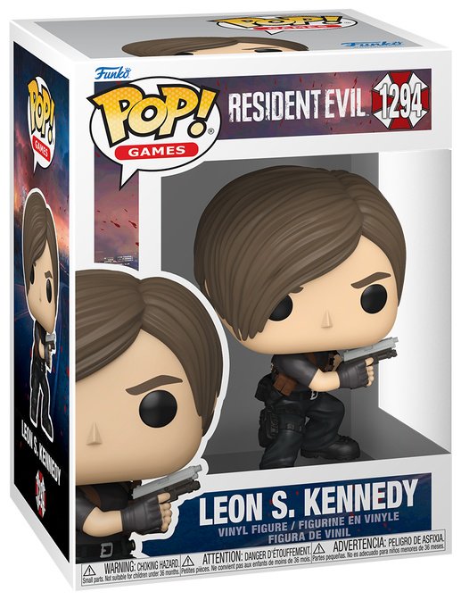 Funko POP! Games Resident Evil Leon S. Kennedy (1294) 10 см 1 шт купить,NaN