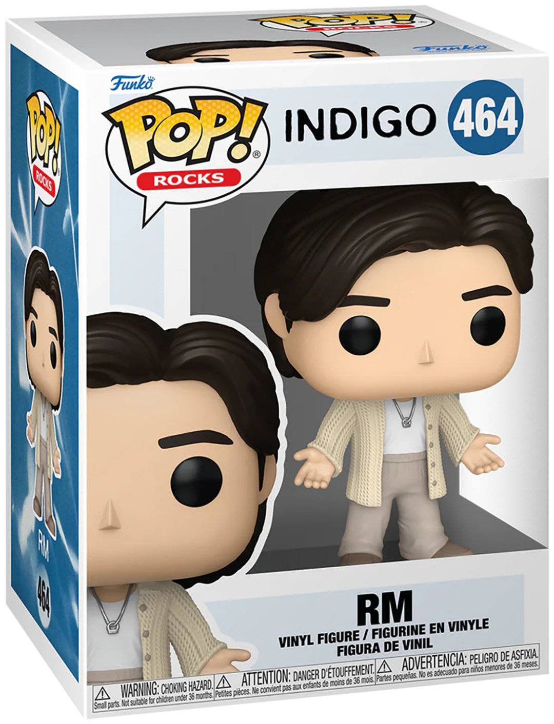 Funko Фигурка Funko POP! Rocks BTS RM (Wild Flower) (464). Rap Monster или Runch Randa - южнокорейский рэпер, лидер группы BTS 10 см 1 шт