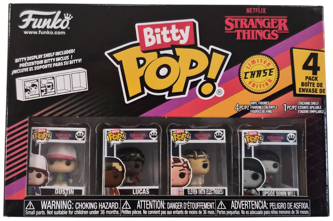 Funko Stranger Things (Dustin, Lukas, Eleven, Upside down Will) 2.3 см 4 шт купить,10900