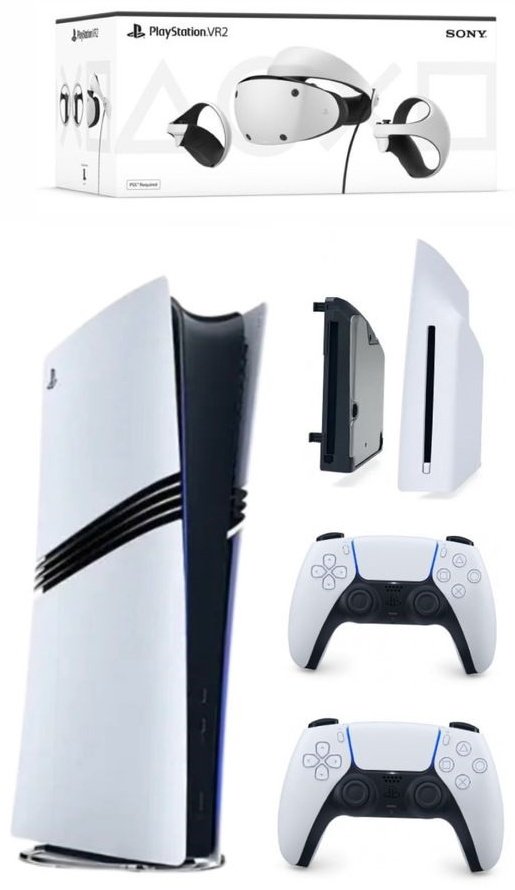 Игровая приставка Sony PlayStation 5 Pro + Dualsense+ Дисковод + VR2