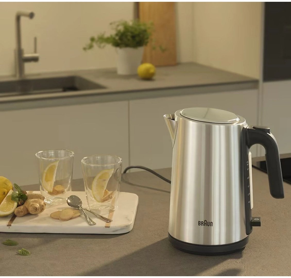 Электрочайник Braun WK 5200 BK серебристый