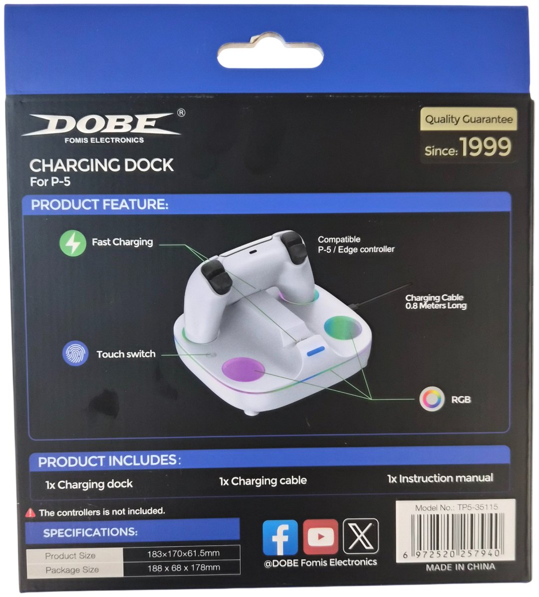Зарядная станция DOBE TP5-35115 белый
