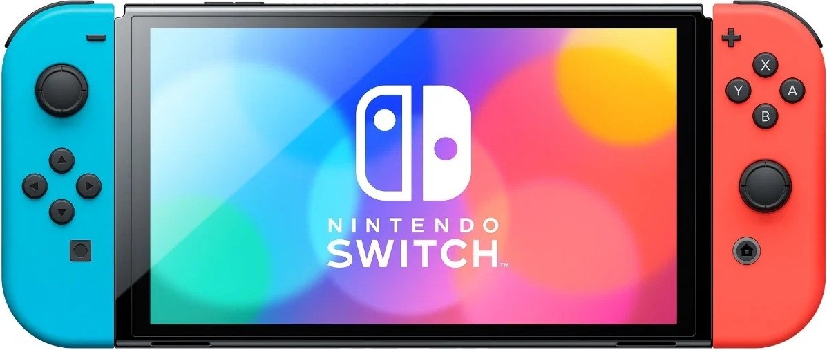 Игровая приставка Nintendo Switch OLED красный-синий + The Legend of Zelda: Tears of the Kingdom