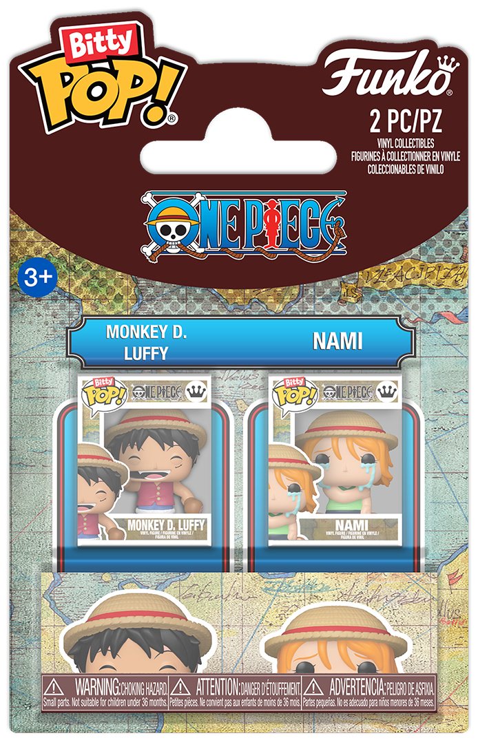 Funko One Piece Monkey D. Luffy & Nami 2 см 2 шт купить,6990