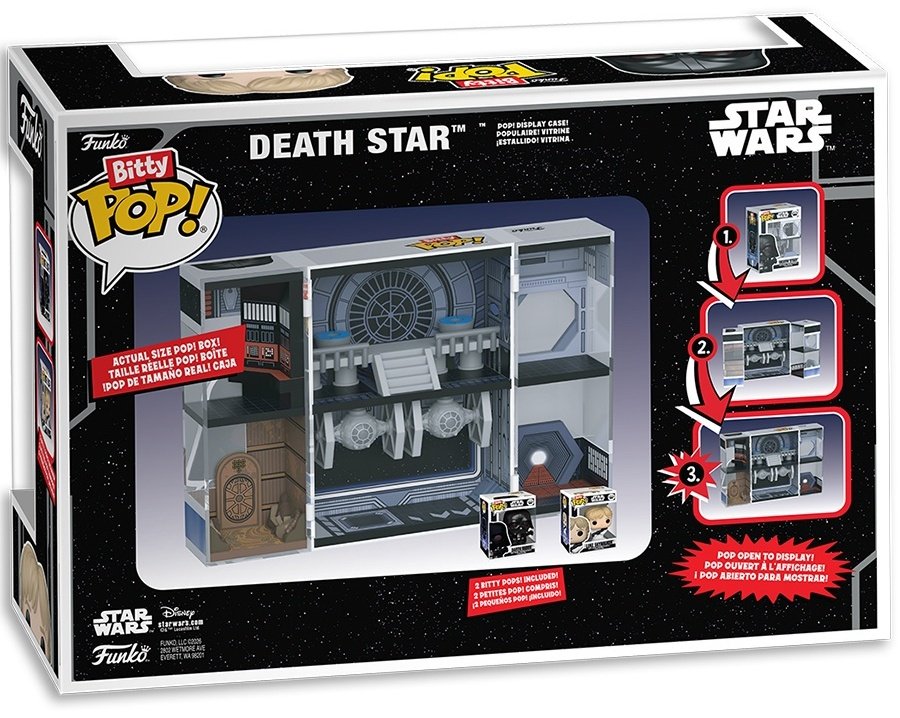 Funko Bitty POP! Bitty Box Star Wars Death Star+Darth Vader+Luke Skywalker 2.3 см 1 шт купить,20900