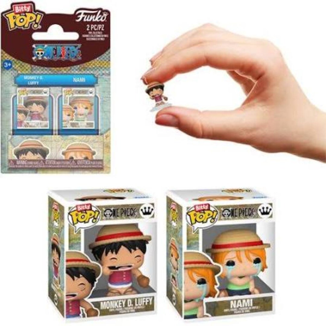 Funko One Piece Monkey D. Luffy & Nami 2 см 2 шт купить,6990