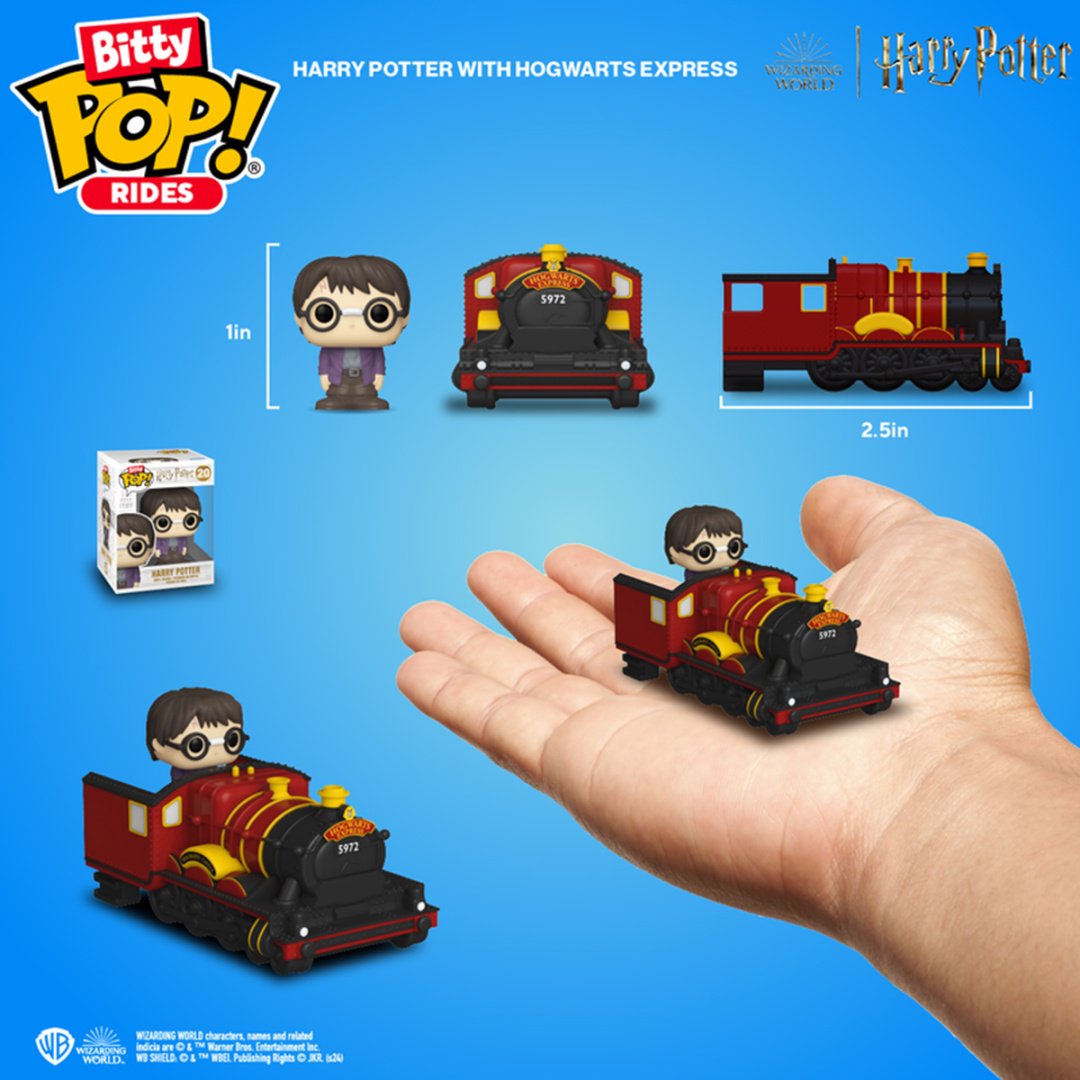 Фигурка Funko Harry Potter with Hogwarts Express 3 см 2 шт