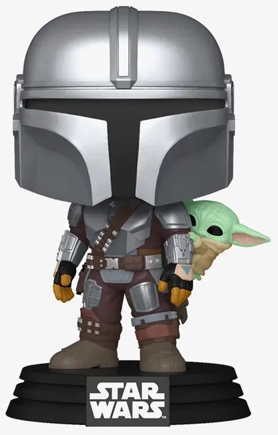Funko Pop! Star Wars Mandalorian and Grogu Мандалорец и Грогу 818 10 см 1 шт купить,12990