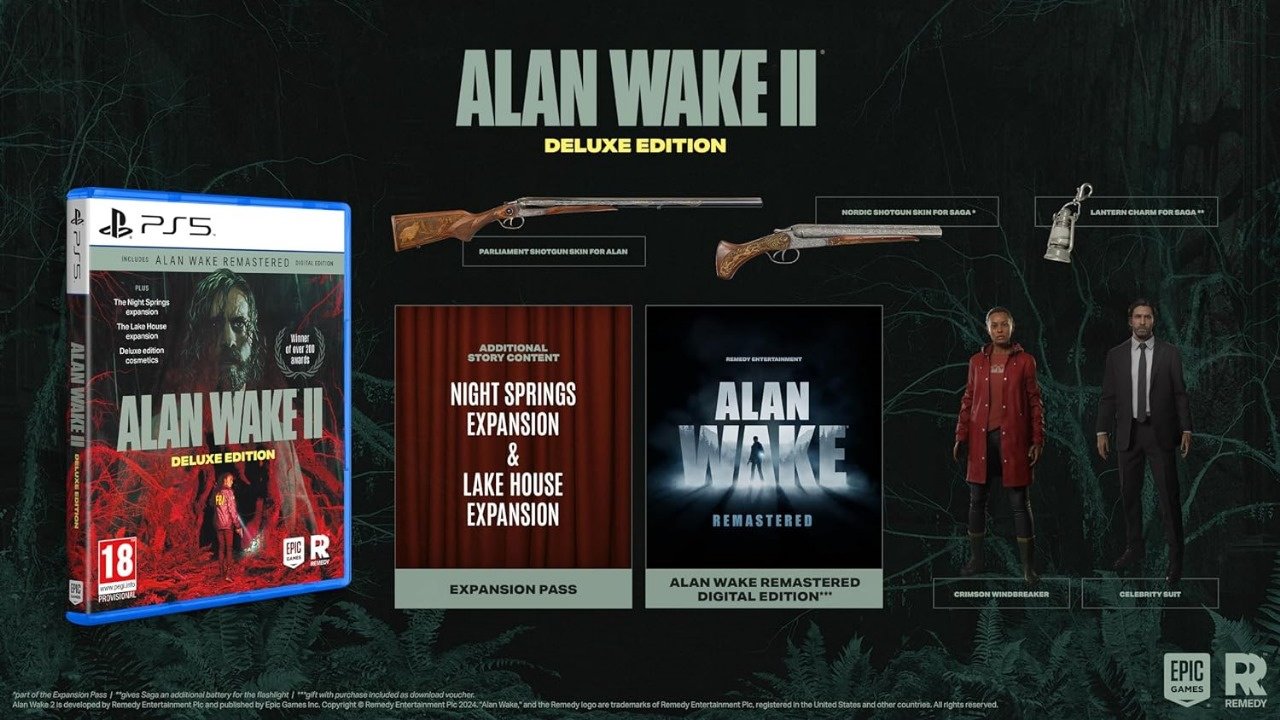 Alan Wake 2 Deluxe Edition PS5 RUS SUB купить,24900
