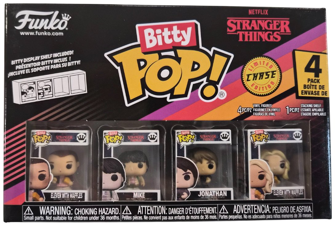 Funko Stranger Things (Eleven, Mike, Jonathan, Eleven with waffles) 2.3 см 4 шт