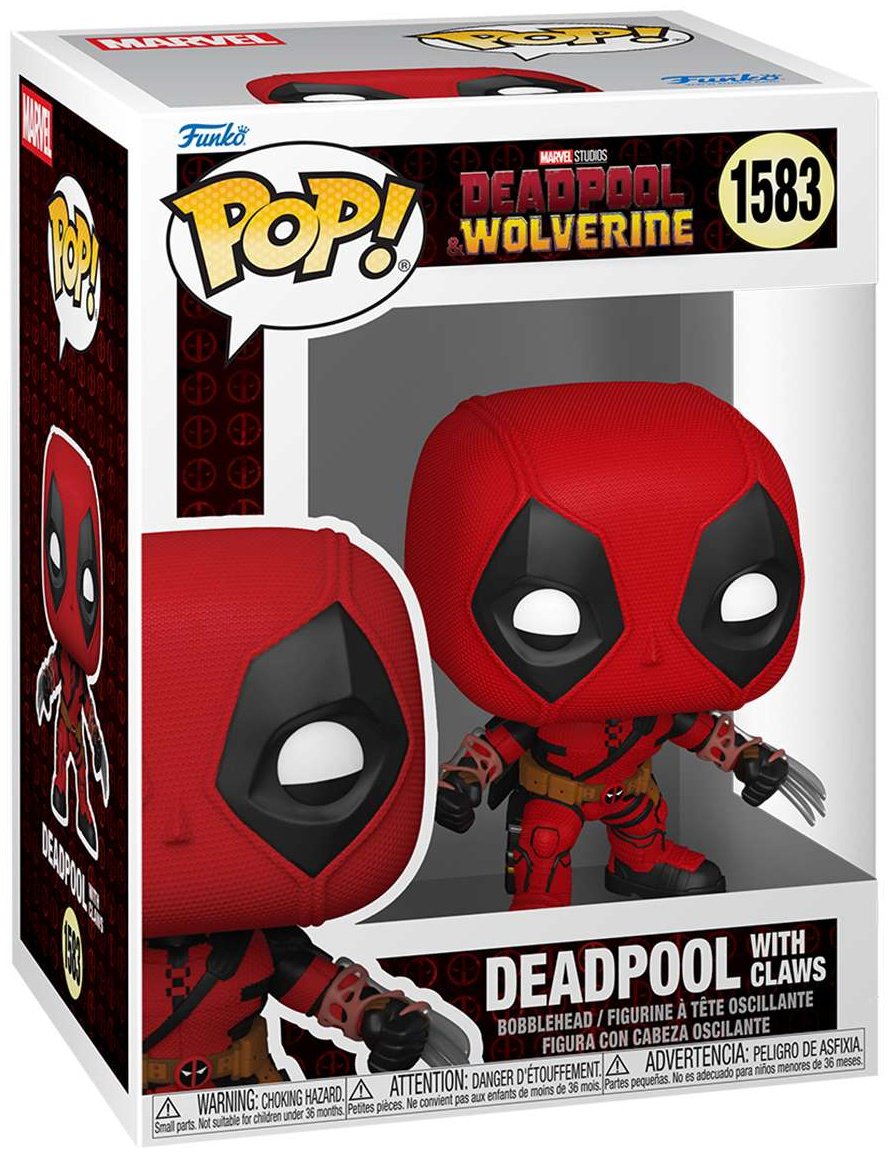 Funko POP! Bobble Marvel Deadpool 3 Deadpool w/Claws (1583) 10 см 1 шт