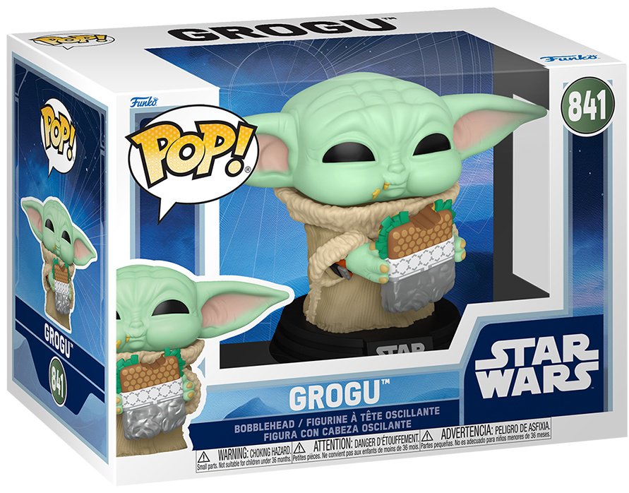 Funko POP! Bobble Star Wars M & G Grogu with Food (841) 10 см 1 шт купить,NaN