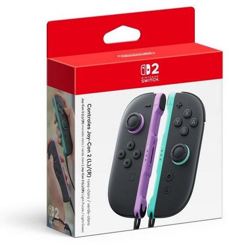 Игровой контроллер Nintendo BEE-A-JABAB Nintendo Switch 2 Joy-cons purple/green многоцветный