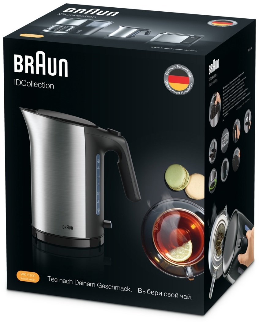 Электрочайник Braun WK 5100 BK черный купить,46989
