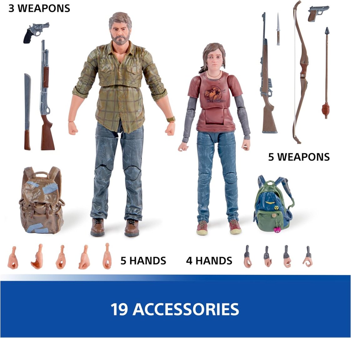 Spin Master The Last of Us, Joel & Elie 15 см 2 шт купить,NaN