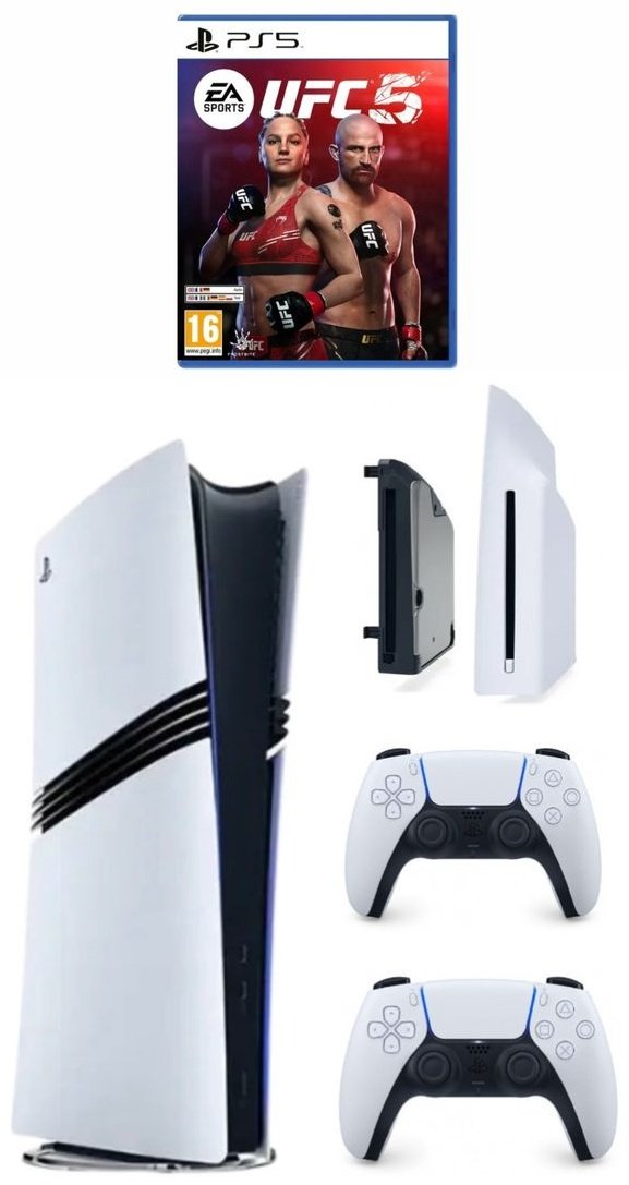 Игровая приставка Sony PlayStation 5 Pro + Dualsense+ Дисковод + UFC 5